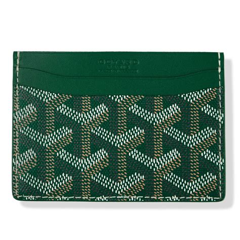 goyard st sulpice card holder green|goyard card holder price paris.